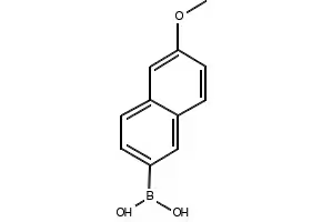 Boronic acid, B-(6-methoxy-2-naphthalenyl)- structure, CAS 156641-98-4
