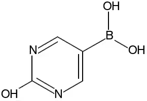 Boronicacid, (1,2-dihydro-2-oxo-5-pyrimidinyl)- (9CI) structure, CAS 373384-19-1