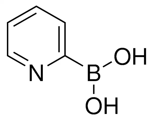 Boronic acid, B-2-pyridinyl- structure, CAS 197958-29-5