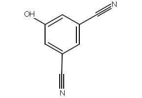 1,3-Benzenedicarbonitrile, 5-hydroxy- structure, CAS 79370-78-8
