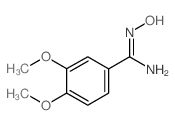 N-Hydroxy-3,4-dimethoxybenzimidamide structure, CAS 40312-16-1