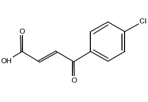 4-(1-(4-Chlorophenyl)-2-methylpropoxy)-4-oxobut-2-enoic acid structure, CAS 97619-51-7