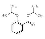Isopropyl 2-isopropoxybenzoate structure, CAS 6270-67-3