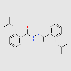 2-Isopropoxy-N'-(2-isopropoxybenzoyl)benzohydrazide structure, CAS 110332-33-7