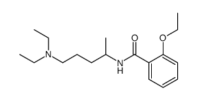N-(5-(Diethylamino)pentan-2-yl)-2-ethoxybenzamide structure, CAS 101780-41-0