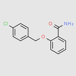 2-((4-Chlorobenzyl)oxy)benzamide structure, CAS 29579-12-2
