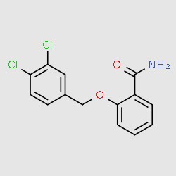 2-((3,4-Dichlorobenzyl)oxy)benzamide structure, CAS 1003203-86-8