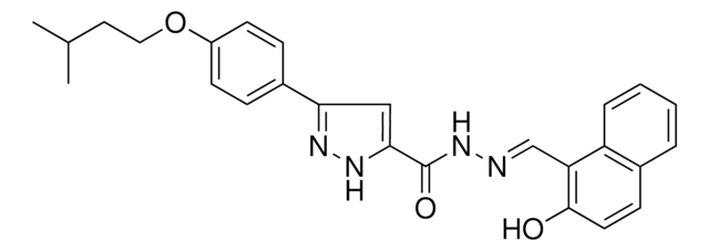 (E)-2-Hydroxy-5-(isopentyloxy)-N'-((E)-3-phenylallylidene)benzohydrazide structure, CAS 102375-37-1