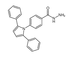 4-(2,5-Diphenyl-1H-pyrrol-1-yl)benzohydrazide structure, CAS 112686-44-9
