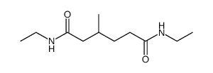 N1,N6-Diethyl-3-methylhexanediamide structure, CAS 91824-27-0