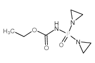 Ethyl di(aziridin-1-yl)phosphorylcarbamate structure, CAS 302-49-8