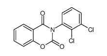 3-(2,3-Dichlorophenyl)-2H-benzo[e][1,3]oxazine-2,4(3H)-dione structure, CAS 92167-45-8