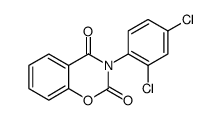 3-(2,4-Dichlorophenyl)-2H-benzo[e][1,3]oxazine-2,4(3H)-dione structure, CAS 92167-46-9