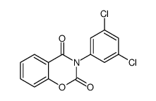 3-(3,5-Dichlorophenyl)-2H-benzo[e][1,3]oxazine-2,4(3H)-dione structure, CAS 92167-47-0