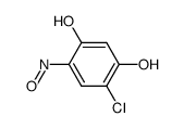 4-Chloro-6-nitrosobenzene-1,3-diol structure, CAS 109755-36-4