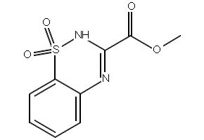8-Chloro-3-methyl-2H-benzo[e][1,2,4]thiadiazine 1,1-dioxide structure, CAS 22680-31-5