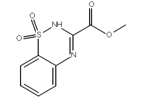 3-Ethyl-6-methyl-2H-benzo[e][1,2,4]thiadiazine 1,1-dioxide structure, CAS 91843-05-9