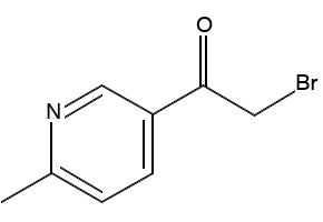 2-Bromo-1-(6-methylpyridin-2-yl)ethanone structure, CAS 88625-09-6