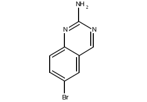2-Amino-6-bromoquinazoline structure, CAS 190273-89-3
