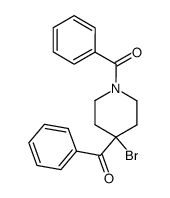 (4-Bromopiperidine-1,4-diyl)bis(phenylmethanone) structure, CAS 110149-41-2