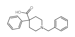 1-Benzyl-4-phenylpiperidine-4-carboxylic acid structure, CAS 61886-17-7