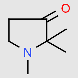1,2,2-Trimethylpyrrolidin-3-one structure, CAS 53874-84-3