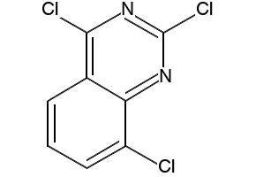2,4,8-Trichloroquinazoline structure, CAS 62484-29-1