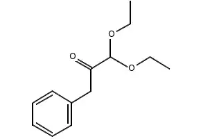 1,1-Diethoxy-3-methylbutan-2-one structure, CAS 6136-94-3