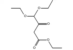 Ethyl 4,4-diethoxy-3-oxobutanoate structure, CAS 10495-09-7