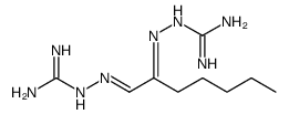2,2'-(Heptane-1,2-diylidene)bis(hydrazinecarboximidamide) structure, CAS 93480-26-3