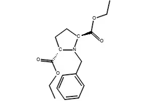 Diethyl 1-butylpyrrolidine-2,5-dicarboxylate structure, CAS 92329-94-7