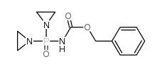 Benzyl di(aziridin-1-yl)phosphorylcarbamate structure, CAS 1980-45-6