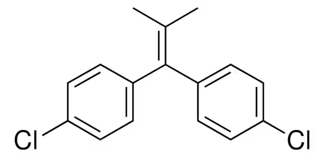 1-Chloro-2-(1-(4-chlorophenyl)vinyl)benzene structure, CAS 39274-24-3