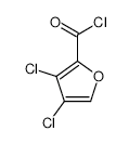 3,4-Dichlorofuran-2-carbonyl chloride structure, CAS 62366-43-2