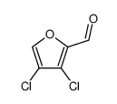 3,4-Dichlorofuran-2-carbaldehyde structure, CAS 89166-93-8