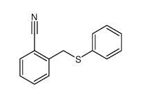 2-(Phenylthiomethyl)benzonitrile structure, CAS 92164-25-5