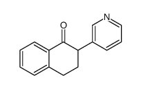2-(Pyridin-3-yl)-3,4-dihydronaphthalen-1(2H)-one structure, CAS 653-56-5