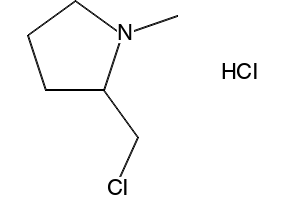 2-(Chloromethyl)-1-methylpyrrolidine hydrochloride structure, CAS 54288-69-6