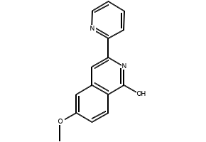 6-Methoxy-2-(pyridin-3-yl)-3,4-dihydronaphthalen-1(2H)-one C16H15NO2 structure, CAS 6825-13-4