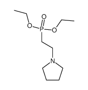 Diethyl 2-(pyrrolidin-1-yl)ethylphosphonate structure, CAS 37759-39-0