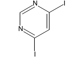 4,6-Diiodopyrimidine structure, CAS 19646-06-1