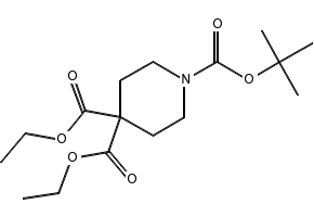 Diethyl piperidin-1-ylmethylphosphonate structure, CAS 4972-40-1