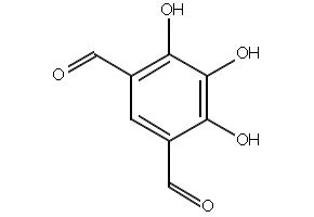 Pyrogallol-4,6-dicarboxaldehyde structure, CAS 58343-12-7