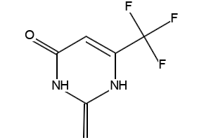6-(Dimethoxymethyl)-2-(trifluoromethyl)pyrimidin-4-ol structure, CAS 2924-79-0