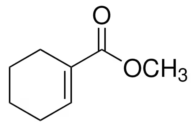 Methyl 2-methyl-1-cyclohexene-1-carboxylate structure, CAS 25662-38-8