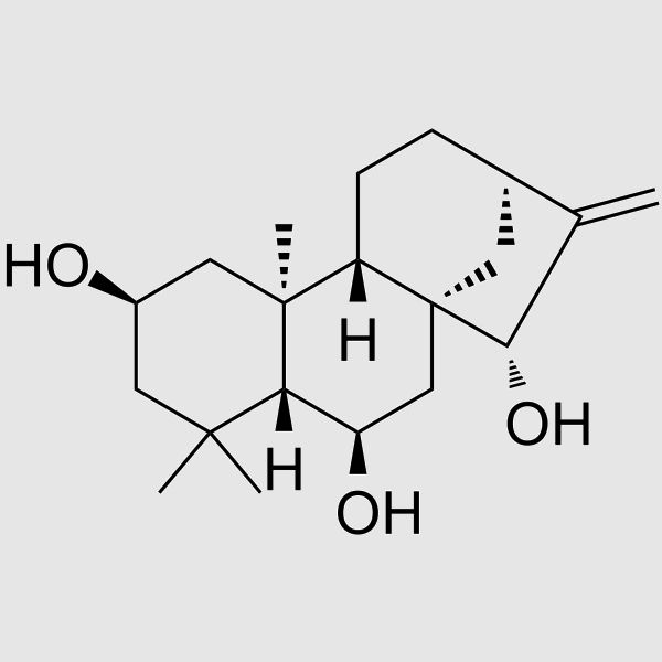 16-Kaurene-2,6,15-triol structure, CAS 53452-32-7