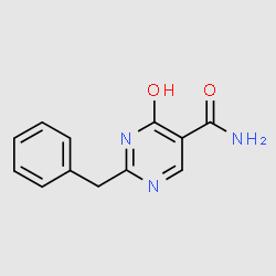 5-Pyrimidinecarboxamide, 3,4-dihydro-4-oxo-2-(phenylmethyl)- structure, CAS 762241-86-1