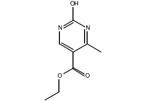 5-Pyrimidinecarboxylicacid,1,2-dihydro-4-methyl-2-oxo-,ethylester structure, CAS 6214-64-8