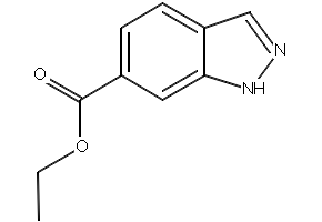 Ethyl1H-indazole-6-carboxylate structure, CAS 713-09-7