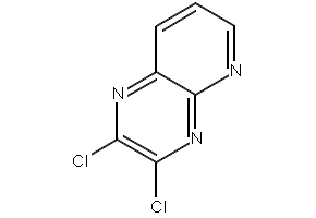 2,3-Dichloropyrido[2,3-b]pyrazine structure, CAS 25710-18-3